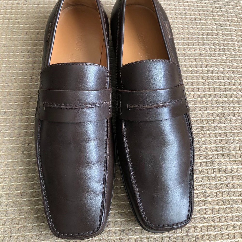 Louis Vuitton Men's Brown Loafers - Picture 4 of 15